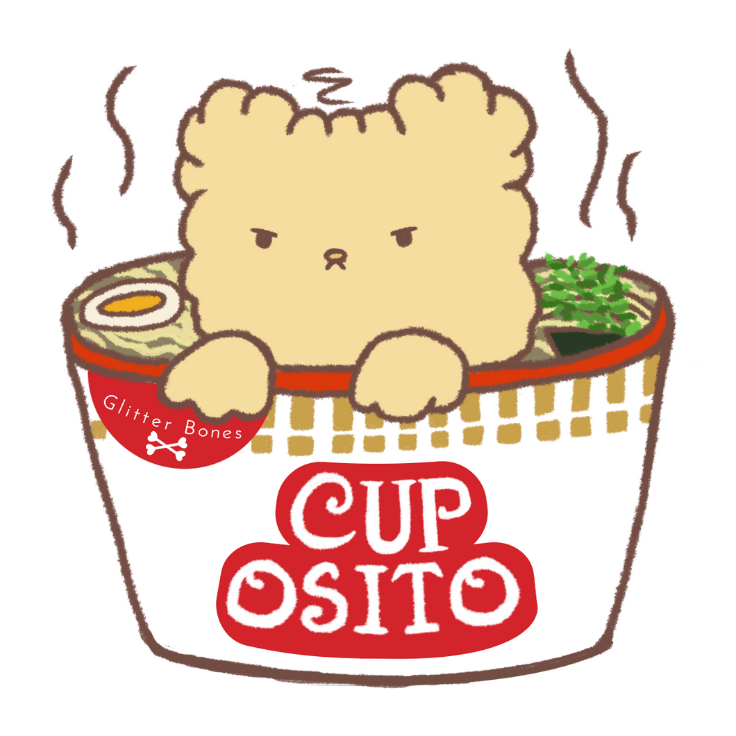 Cup Osito Vinyl Sticker